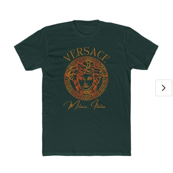 Versace "Milano , Italia" Fitted Designer Tee. Various Colos - Picture 4 of 6